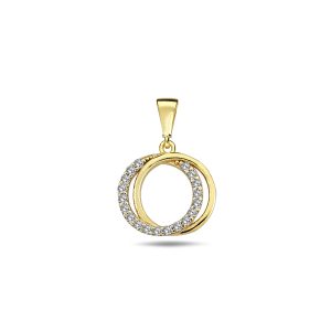 9CT GOLD CZ PENDANT - GP220017